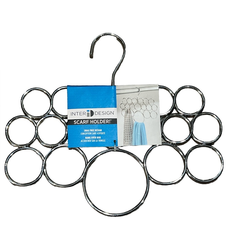 Interdesign Scarf Holder 18 loop over rod
